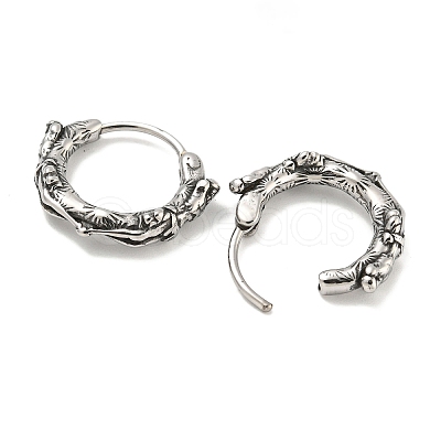 316 Surgical Stainless Steel Hoop Earrings EJEW-D096-12AS-21-1