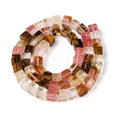 Tigerskin Glass Beads Strands G-T139-6x6-11A-1