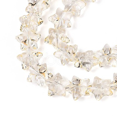 Baking Paint Glass Beads Strands DGLA-N017-01G-1