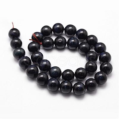 Natural Tiger Eye Bead Strands G-D840-54-10mm-05-1