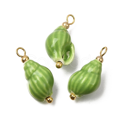 Handmade Porcelain Pendants PR-CBA0027-08G-1