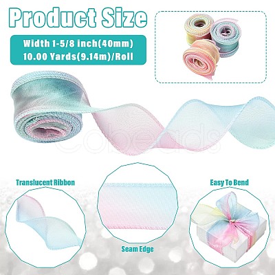 Polyester Organza Ribbon SRIB-FZC0001-001A-1