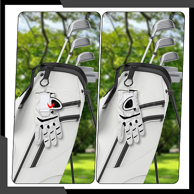 Polyester Golf Glove Clip AJEW-WH0871-20B-1