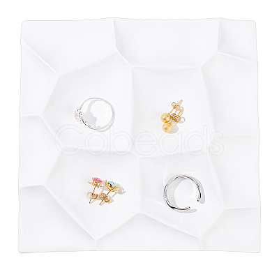 Gesso Finger Ring Display Stands ODIS-WH0029-41-1