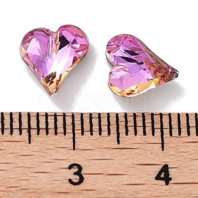 Glass Rhinestone Cabochons RGLA-G020-04B-D502-1