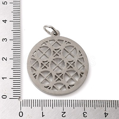 Non-Tarnish 304 Stainless Steel Pendants STAS-C086-05M-P-1