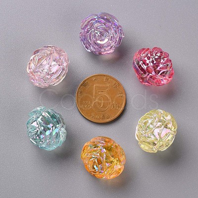 Transparent Acrylic Beads X-TACR-S154-31C-1