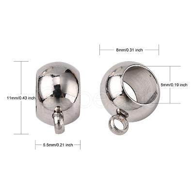 Tarnish Resistant 304 Stainless Steel Tube Bails STAS-L198-16A-1
