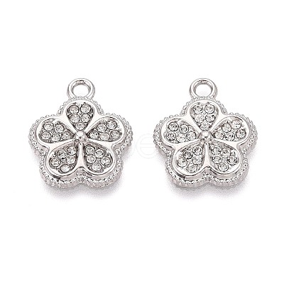 Alloy & Crystal Rhinestone Pendants PALLOY-T095-03P-1