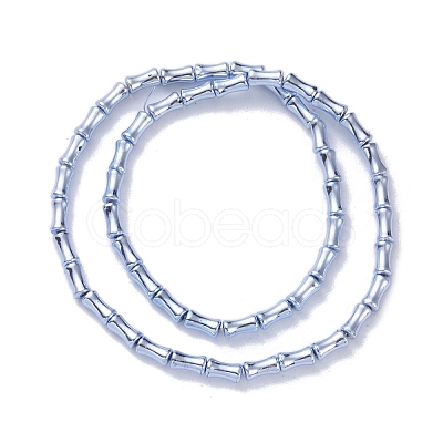 Electroplate Glass Beads Strands EGLA-Q128-13I-1