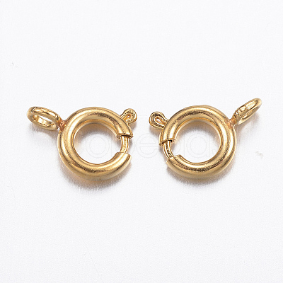 Ion Plating(IP) 304 Stainless Steel Spring Ring Clasps LS-STAS-P163-16G-1
