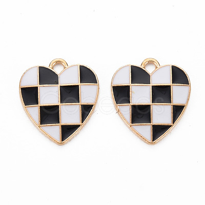 Alloy Enamel Pendants ENAM-S121-176D-RS-1