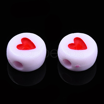 Opaque Acrylic Beads MACR-N008-57E-1