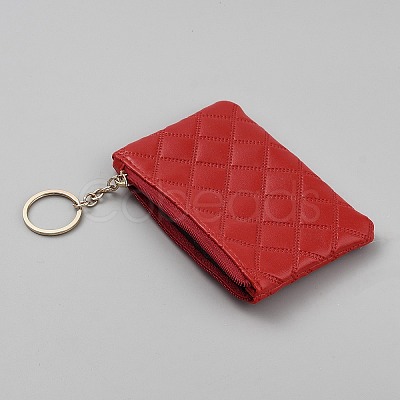 Leather Coin Purse Keychains KEYC-WH20010-09B-1