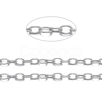 Brass Cable Chains CHC-034Y-P-NF-1