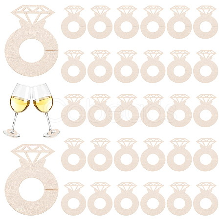 Diamond Wine Glass Paper Card DIY-WH0569-37A-1