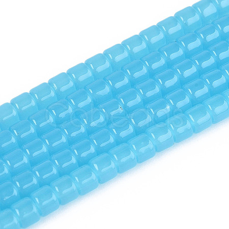 Imitation Jade Glass Beads Strands LS-GLAA-N065-4x4mm-B03-1
