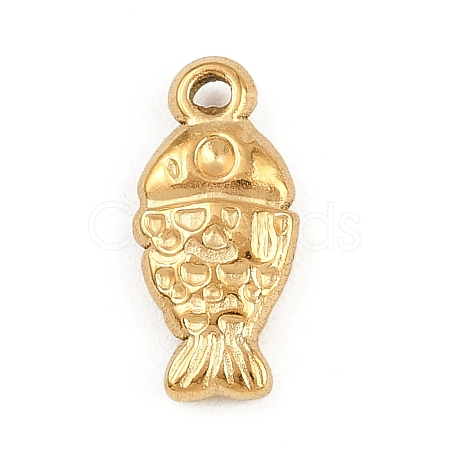 304 Stainless Steel Pendants STAS-K287-08C-G-1