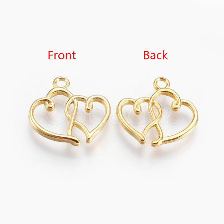 Tibetan Style Alloy Pendants TIBEP-21057-G-NR-1