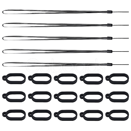 DIY Anti-lost Electronic Stylus & Lighter Pendant Necklace Making Kit AJEW-GF0007-87-1