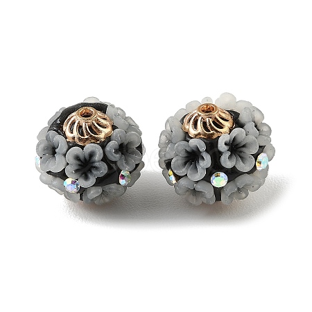 Handmade Polymer Clay Indonesia Beads PY-CBAAA14-12KCG-01-1