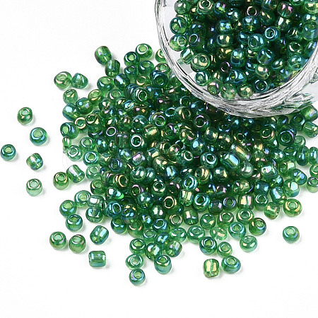 Round Glass Seed Beads SEED-A007-3mm-167-1