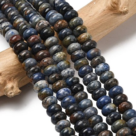 Natural Dumortierite Beads Strands G-A280-A11-02-1