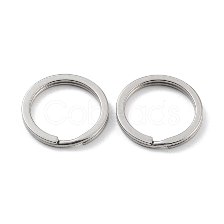 Non-Tarnish 304 Stainless Steel Split Key Rings STAS-Q314-01D-P-1