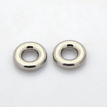 Tarnish Resistant Ring 304 Stainless Steel Spacer Beads STAS-N044-29-1