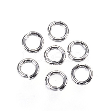 Tarnish Resistant 304 Stainless Steel Open Jump Rings STAS-E147-40P-5mm-1