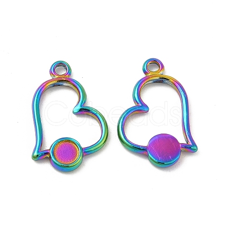 Ion Plating(IP) 304 Stainless Steel Pendants STAS-B032-37MC-1