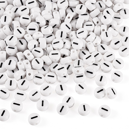 500Pcs Acrylic Beads SACR-TA0001-55I-1
