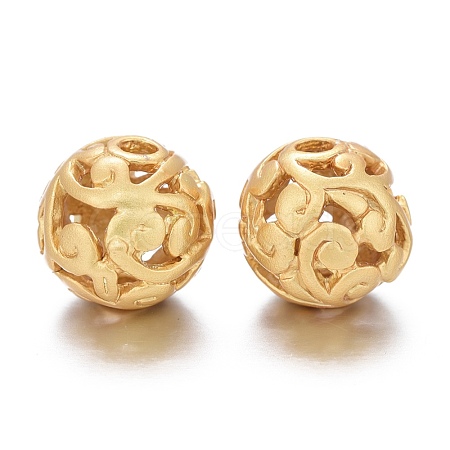 Brass Beads KK-K244-21MG-1
