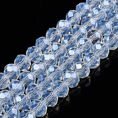 Electroplate Glass Beads Strands EGLA-A044-J6mm-A06-1
