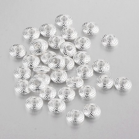 Tibetan Style Alloy Spacer Beads TIBEB-R011-S-LF-1