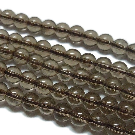 Synthetic Smoky Quartz Beads Strands G-C076-8mm-4A-1