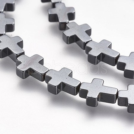 Non-magnetic Synthetic Hematite Beads Strands X-G-P218-17-08-1