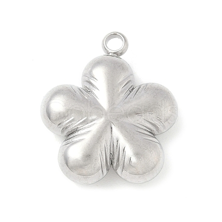 304 Stainless Steel Pendants STAS-R162-02P-01-1