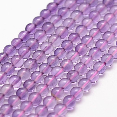Natural Amethyst Beads Strands G-N0215-01-2mm-1