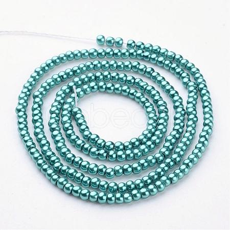 Glass Pearl Beads Strands HY-3D-B52-1