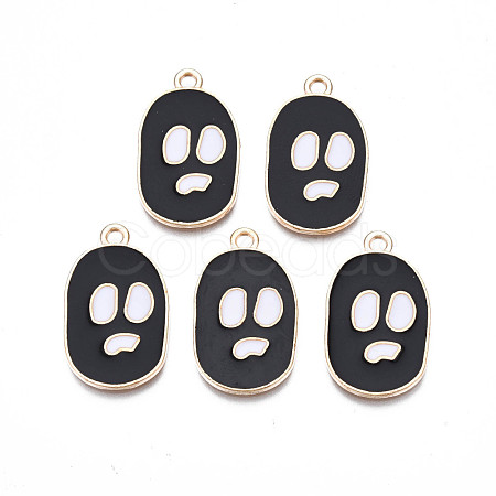 Alloy Enamel Pendants ENAM-S130-21D-1