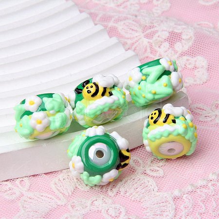 Opaque Acrylic Beads PW-WGF3828-18-1