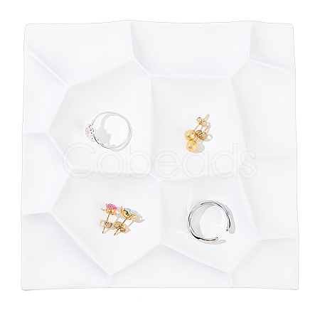 Gesso Finger Ring Display Stands ODIS-WH0029-41-1