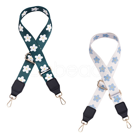 2Pcs Adjustable Polyester Bag Handles AJEW-GN0001-02-1