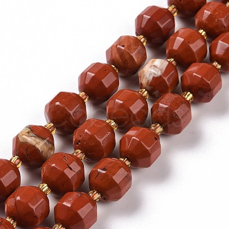 Natural Red Jasper Beads Strands G-G990-F07-1