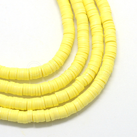 Handmade Polymer Clay Beads CLAY-R067-6.0mm-A23-1