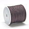 Nylon Thread, Chinese Knotting Cord, Coconut Brown, 0.8mm, about 109.36 yards(100m)/roll