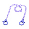 Personalized ABS Plastic Cable Chain Necklaces, Handbag Chains, with Plastic Lobster Claw Clasps, Lilac, 22.24 inch(56.5cm)