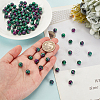 Natural Ruby in Zoisite Beads Strands G-OC0001-15-3