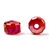 Transparent Electroplate Glass Beads Strands EGLA-YWC0001-6mm-02-3